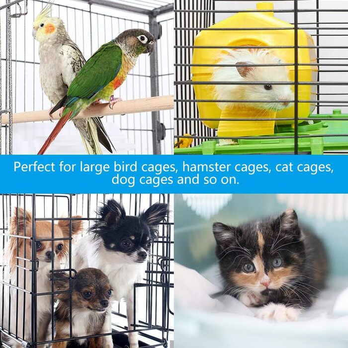 LINGSFIRE Bird Cage Cover, 97 x 60 x 130cm Waterproof Large Bird Cage Cover, Washable Parrot Cage Cover, Windproof and Dustproof Night Cover for Parrot Cage