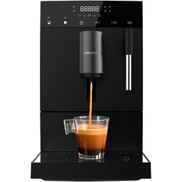 Суперавтоматична кавомашина Cecotec Cumbia Cremmaet Compact Steam 1350 Вт, 19 бар, термоблок, 5 рівнів помелу, самочистка, парогенератор, персоналізація кави