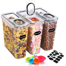Набір контейнерів для зберігання YASHE 6 шт. 3.7L, герметичні, BPA-free, для кухні