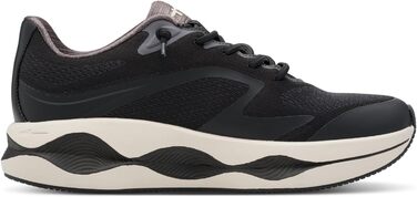 Черевики жіночі Tamaris на шнурівці Vegan (42 EU, Black Comb)