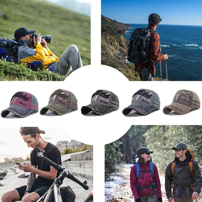 Кепка бейсболка унісекс, регульована, ретро стиль, бежева