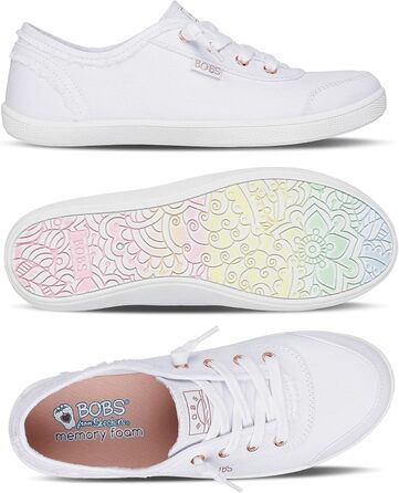 Жіночі кросівки Skechers Bobs B, білі, 40 EU, бавовна