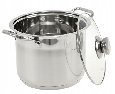 Каструля сталева Rossner з кришкою, 10 л