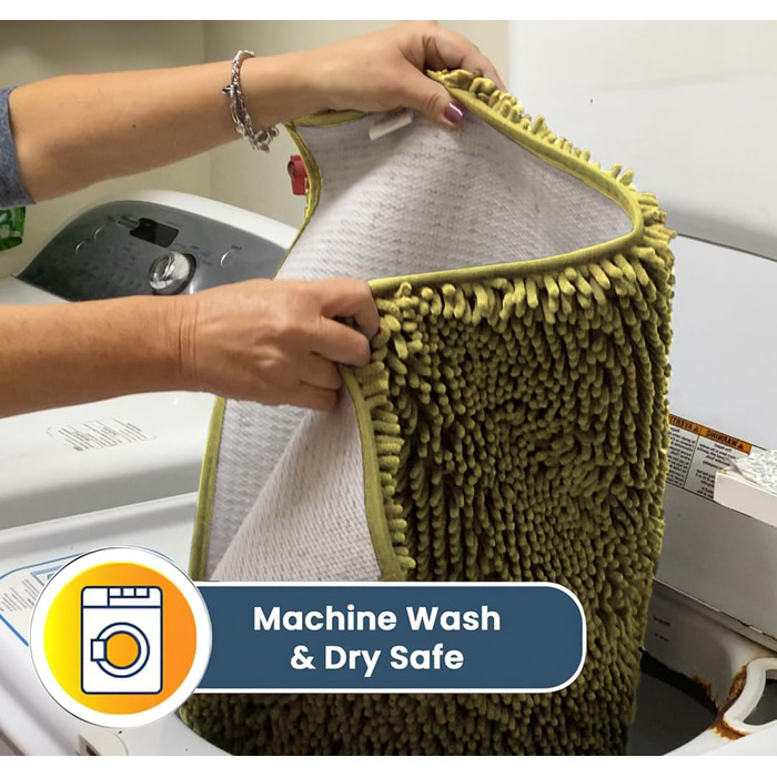 Гігроскопічний килимок Muddy Mat® з мікрофібри для дому та тварин, протиковзний та придатний для прання, жовтий, 76,2 x 48,3 см