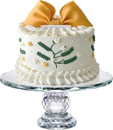 Обертова підставка для тортів Uten: кришталева платформа для декорування випічки