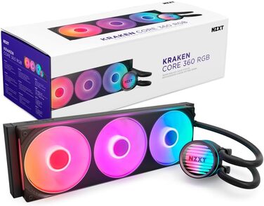 NZXT Kraken Z280 - Рідинний кулер для CPU з LCD-дисплеєм - Чорний - Сумісний з Intel® та AMD®