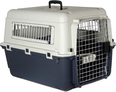 Karlie Nomad Pet Carrier - Front Loading, 68x51x47 cm - Lightweight Travel Cage for Cats & Dogs