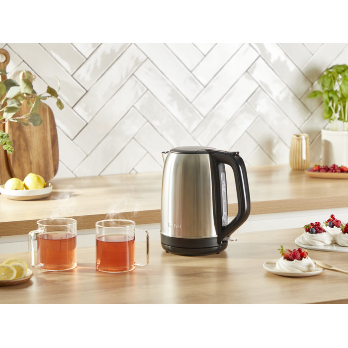Електричний чайник Tefal KO5S0DE0, 2400 Вт, 1,7 л, сріблястий/сірий