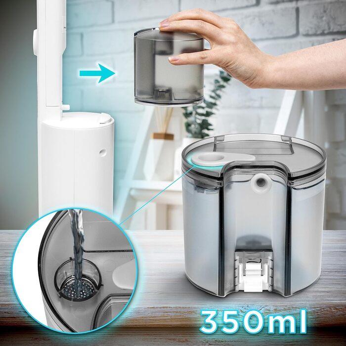 Електричний віник Duronic, бездротовий, 220W, 3 швидкості, акумулятор, 50 хв роботи, HEPA-фільтр, без мішка, білий