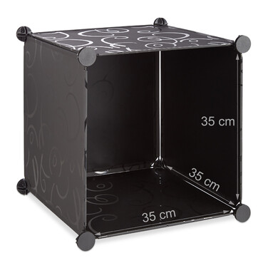 Relaxdays Clothes Rack Storage System, 11 Compartments