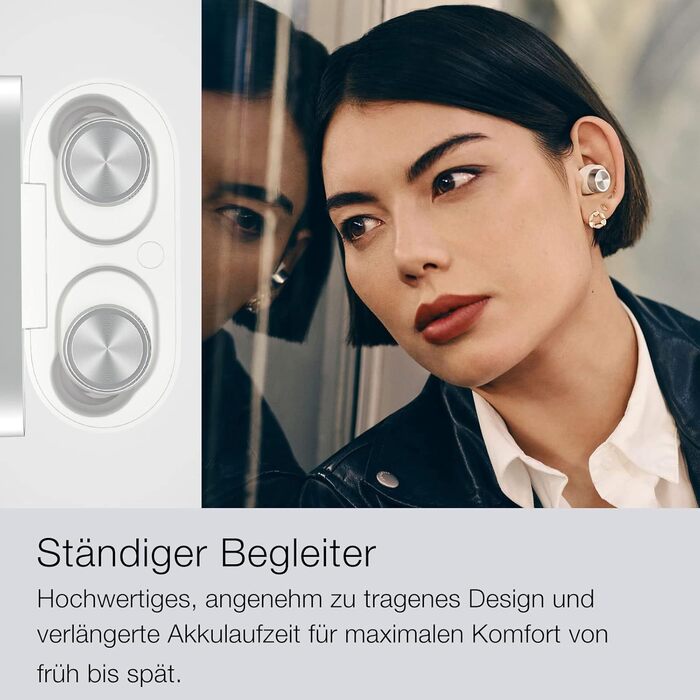 Навушники Bowers & Wilkins Pi7 S2 (2023) бездротові True Wireless з активним шумозаглушенням (ANC), Bluetooth, aptX, мікрофоном, колір Canvas White