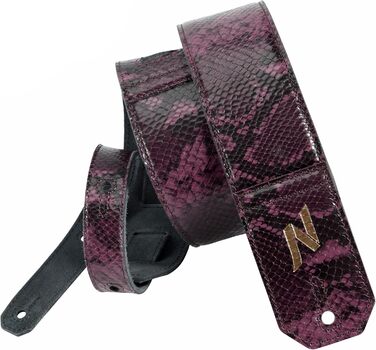 Шкіряний ремінь для гітари Nefelibata 2.3' з повним зерном, м'яка підкладка, для бас-гітари, електрогітари та акустичної гітари (Sahara Yellow Embossed)