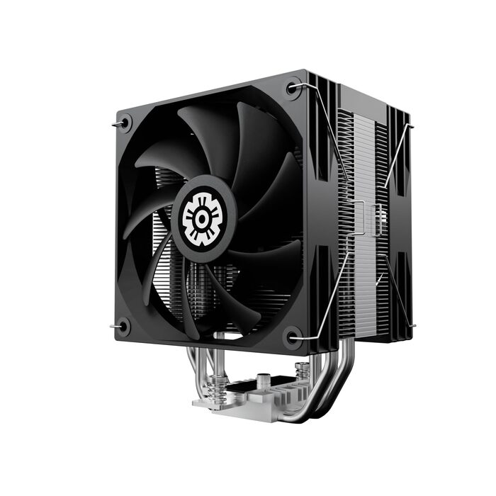 Кулер для CPU ENERMAX ETS-T41 з 2 вентиляторами 120mm PWM, гідравлічний підшипник, 4 теплові трубки, TDP 200W+, сумісний з AMD AM5/AM4 та Intel LGA1851/1700/115x