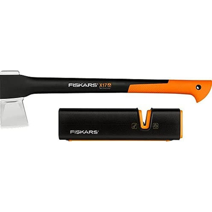 Точилка для ножів Fiskars Xsharp, керамічний точильний елемент, корпус з скловолокна, чорний/помаранчевий