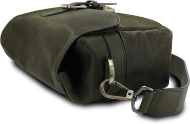 Чохол для камери MegaGear Torres з натуральної шкіри (Olivgrün) для бездзеркальних, моментальних та DSLR камер