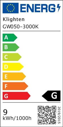 LED-стінні світильники Klighten 2 шт. з регульованим кутом нахилу, тепле світло 3000K, алюміній, для внутрішнього та зовнішнього використання, антрацит