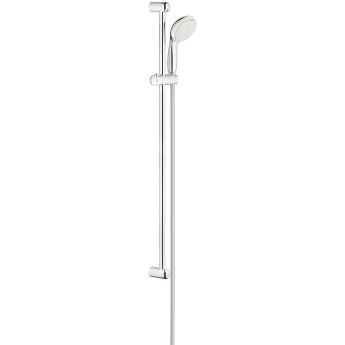 Grohe Tempesta 100 Shower and Shower System, chrome, 27597001 (Shower rod set 900mm, 2 spray patterns, 2 spray patterns)