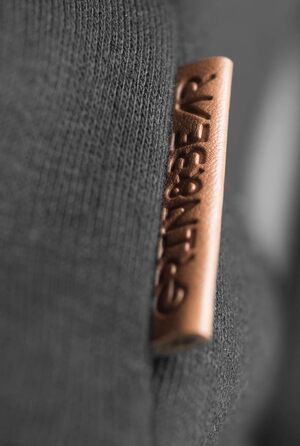 Толстовка з капюшоном Grin&Bear для чоловіків, GEC601, L, антрацитова