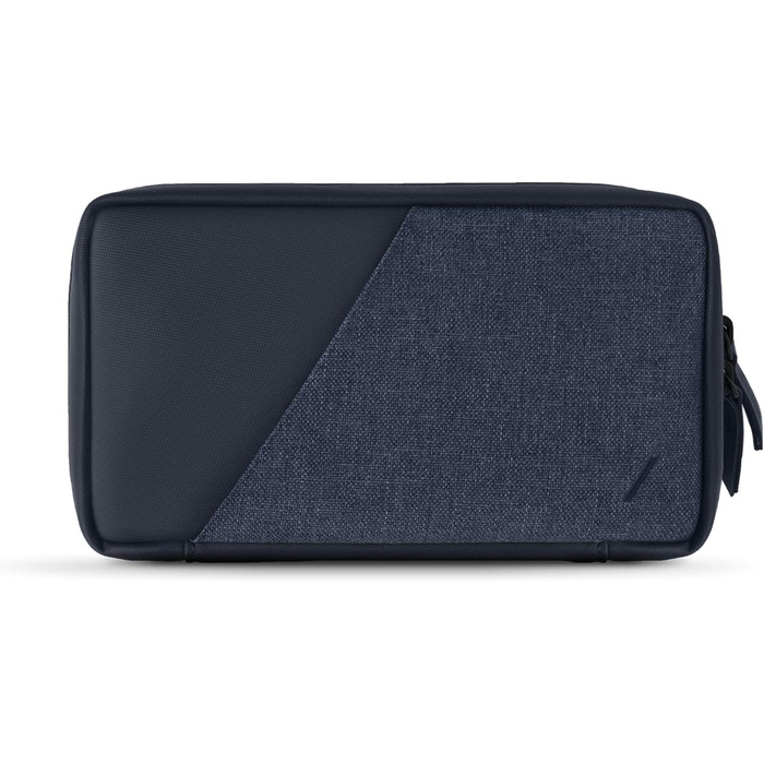 Native Union Stow Organizer - Lightweight travel bag made from durable canvas, stores cables, chargers and more (Indigo)