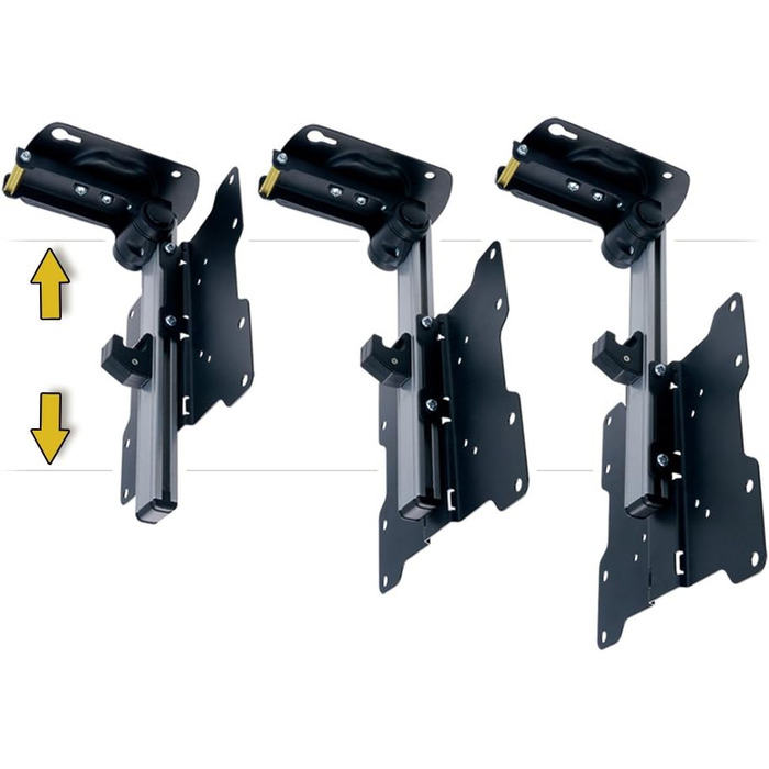 Кріплення для телевізора PureMounts PM-SLOPE-23 для даху, нахильний, регулювання висоти, VESA до 100x100, до 20кг