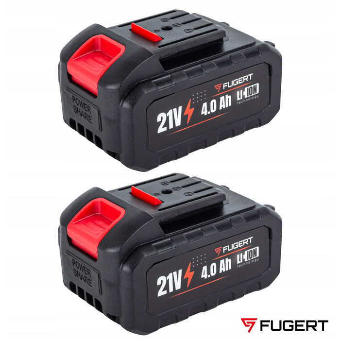 Акумуляторний шуруповерт FUGERT 21,6 В 4 Аг, безщітковий, у кейсі