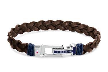 Браслет шкіряний чоловічий Tommy Hilfiger плетене коричневий 2790309