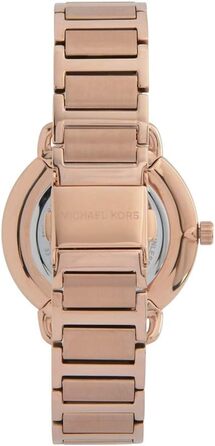 Жіночий наручний годинник Michael Kors Portia (37 мм, рожеве золото та глітер)