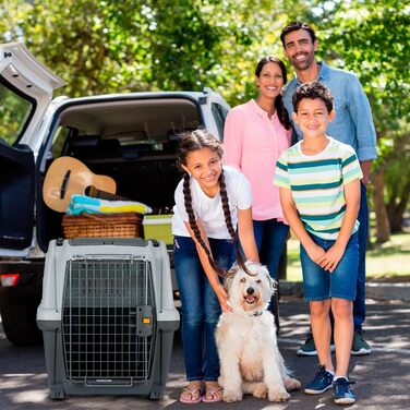 Транспортний бокс Nobby Skudo 5 IATA, сірий, 79 x 58,5 x 65 см