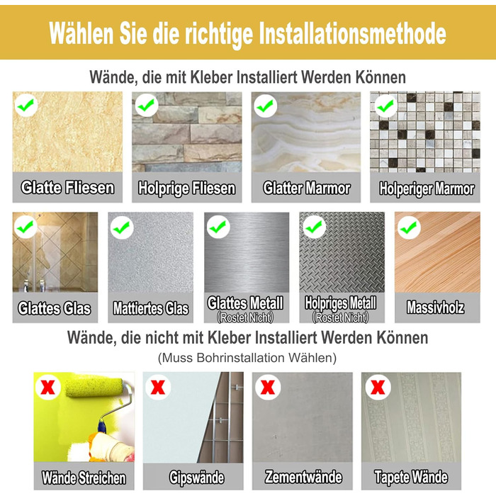 Поличка для душу без свердління, кутова поличка для ванної кімнати з алюмінію Space, трикутна корзина для душу з гачками, органайзер для шампуню, антикорозійна (2 шт., піскоструминне золоте покриття)