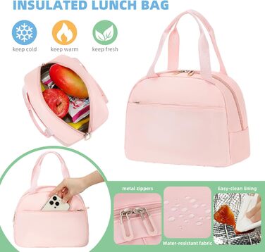 Стильний рюкзак для підлітка, дівчини, студентки: великий, 39.6 см (15.6 дюймів), антикрадійний, рожевий (L)