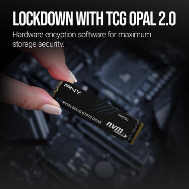 SSD PNY CS2150 2TB M.2 NVMe Black - Швидкий накопичувач для ПК