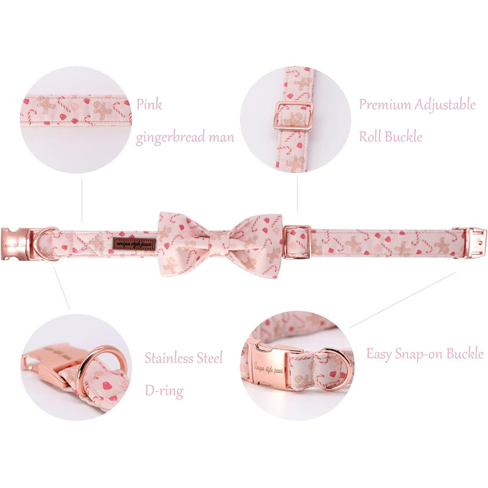 Унікальний стильний одяг для собак з метеликом, міцний регульований одяг для собак, одяг для собак з метеликом для малих, середніх та великих собак та котів (XS, Рожевий)