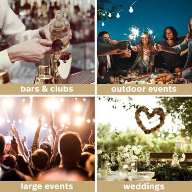 50 пластикових келихів для шампанського MATANA Premium з блискітками (150 мл) – багаторазові келихи для коктейлів, десертів та вина, ідеальні для вечірок та свят