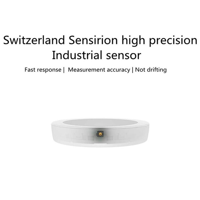 Qingping Electronic Ink Screen Hydrometer Humidity Indoor T-Version CGG1T, Temp and RH Monitor Support Homekit Siri Thread
