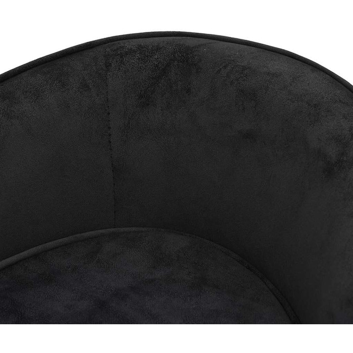 Софа для собак VidaXL, чорна, 69x49x40 см, м'яке ліжко для собак та котів