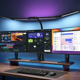 Світлодіодна настільна лампа для столу RGB, 120 см, з пультом дистанційного керування
