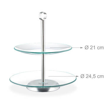 Relaxdays 2-Tier Shelf