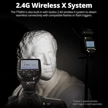 Спалах Godox TT685IIS для Sony: Швидкий, TTL, TCM, 2.4G X System