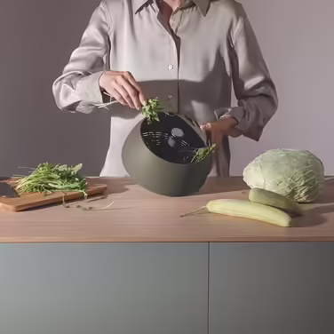 EVA SOLO | Green Tool Salad Spinner | Dishwasher Safe | Danish Design and Functionality | Green Tools Kitchen Aids and Accessories
