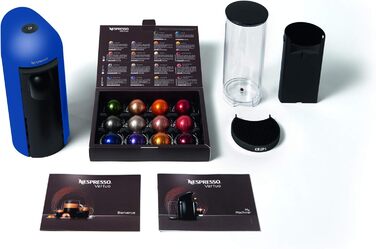 Кавомашина Nespresso Krups Vertuo YY2778FD – приготування еспресо та кави, титан (блакитний)