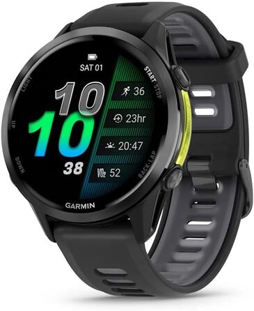 Garmin Forerunner 970 Carbon Grey – Розумний годинник для бігу з Amoled-дисплеєм та ліхтариком | До 15 днів роботи від акумулятора
