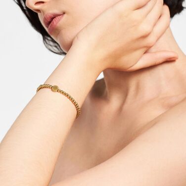 Liebeskind Berlin: Подарунковий набір для жінок - годинник та прикраси (годинник + браслет з бісеру / золото)