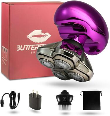 Триммер для тіла та голови Skull Shaver Butterfly Kiss Pro Lila – жіночий електричний триммер, найкращий подарунок для жінок