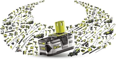 RYOBI 18V ONE+ акумуляторний ударний дриль-шуруповерт R18PD32-1C20G (2 швидкості, 50Nm, 24 ступ. крутного моменту, металевий патрон 13мм, 1x 2.0Ah акумулятор, зарядний пристрій) Generation 2 – безщітковий двигун