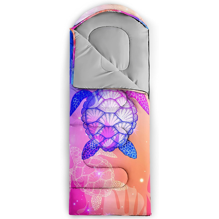 Сплячі мішки QOOMO для кемпінгу, 3 сезони, для дорослих та дітей, легкі, водонепроникні, для подорожей та відпочинку на природі