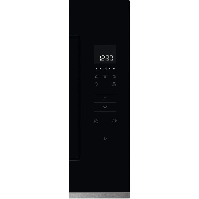 Вбудована мікрохвильова піч Zanussi ZMSN5SX, 17 л, 700 Вт, чорний/нержавіюча сталь