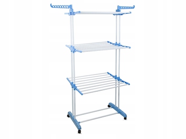 Складана вертикальна сушарка для білизни, велика підлогова стійка для балкона