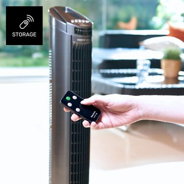 Турбовентилятор Taurus TF780, білий з пультом керування, сірий, 45W, 74 см