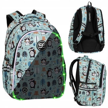 Багатовідсіковий шкільний рюкзак CoolPack, багатоколірний, 18 л
