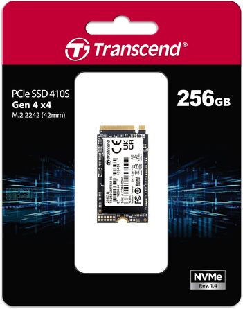 SSD Transcend M.2 NVMe PCIe Gen4x4 256GB (MTE410S) - Швидкість до 5000 МБ/с
